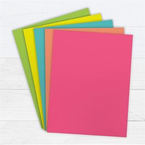 img 3 attached to Printworks Tropical Cardstock Assorted Colors