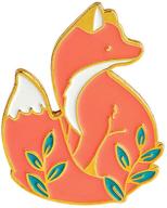 🦊 rostivo fox enamel pins: adorable pins for men, women, boys, and girls - perfect for backpacks, jackets & bookbags logo