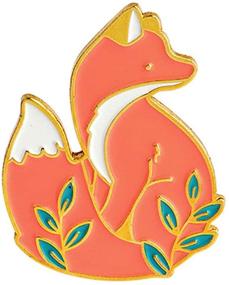 img 1 attached to 🦊 ROSTIVO Fox Enamel Pins: Adorable Pins for Men, Women, Boys, and Girls - Perfect for Backpacks, Jackets & Bookbags