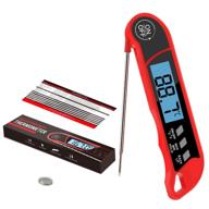 trofoty instant read meat thermometer: digital food thermometer with 🌡️ backlight lcd, waterproof for bbq, baking, grill, smoker - quick and accurate logo