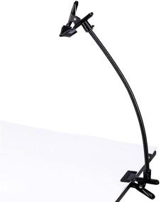 img 4 attached to Photo Studio Lighting Light Stand Clamps Background Clip Gooseneck Tube Small Size Reflector Holder