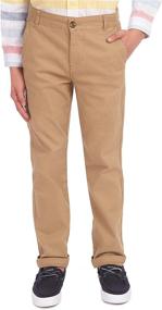 img 4 attached to 👖 Stand out in Style with Tommy Hilfiger Academy Golden Khaki Boys' Pants