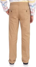 img 1 attached to 👖 Stand out in Style with Tommy Hilfiger Academy Golden Khaki Boys' Pants