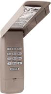 📱 liftmaster 877max: sleek light gray remote control for efficient access control logo