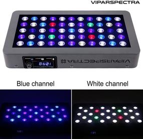 img 2 attached to 🐠 Enhance Your Coral Reef Marine Fish Tank with VIPARSPECTRA Timer Control Dimmable LED Aquarium Light - Full Spectrum Power for LPS/SPS Growth
