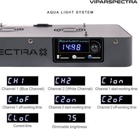 img 1 attached to 🐠 Enhance Your Coral Reef Marine Fish Tank with VIPARSPECTRA Timer Control Dimmable LED Aquarium Light - Full Spectrum Power for LPS/SPS Growth