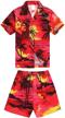 hawaiian aloha shorts cabana sunset boys' clothing logo