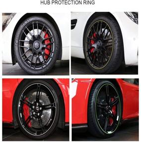 img 3 attached to 🔧 Enhance and Protect Your Wheels with CARFUN 9m Multicolor Tire Care Protector: Perfect for Ford Chevrolet Audi Jeep Toyota Nissan Honda & More