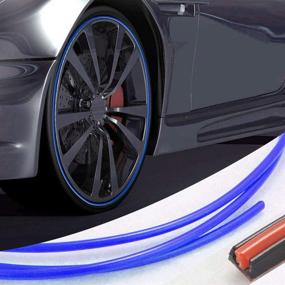 img 4 attached to 🔧 Enhance and Protect Your Wheels with CARFUN 9m Multicolor Tire Care Protector: Perfect for Ford Chevrolet Audi Jeep Toyota Nissan Honda & More