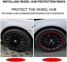 img 1 attached to 🔧 Enhance and Protect Your Wheels with CARFUN 9m Multicolor Tire Care Protector: Perfect for Ford Chevrolet Audi Jeep Toyota Nissan Honda & More