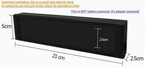 img 3 attached to 🕒 Efficient GAN XIN 1'' 6-Digit LED Interval Timer: Countdown/Up Clock and Remote Control for TABATA/FGB, GYM BOXING, EMOM, HIIT, MMA