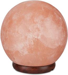 img 2 attached to 💡 Enhance Your Space with Salacia Himalayan Pink Sphere-Shaped Salt Lamp Light: Adjustable Dimmer Included