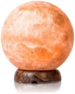 💡 enhance your space with salacia himalayan pink sphere-shaped salt lamp light: adjustable dimmer included логотип