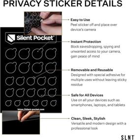 img 3 attached to 🔒 Silent Pocket Webcam Privacy Stickers: Protect Your Privacy & Block Hackers (Best Day Ever)