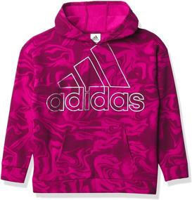 img 4 attached to 👚 Девичий худи с капюшоном Adidas с разноцветным блоком на одежде