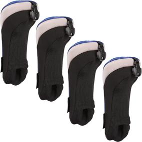 img 3 attached to Sword &amp; Shield Golf Hybrid Club Head Covers - Set of 4 with Interchangeable UT Cover and No. Tag