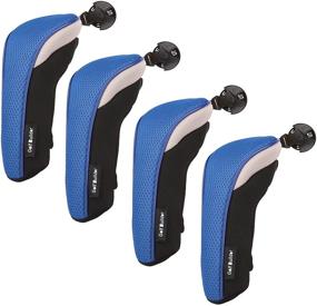 img 4 attached to Sword &amp; Shield Golf Hybrid Club Head Covers - Set of 4 with Interchangeable UT Cover and No. Tag