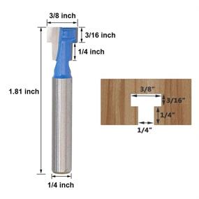 img 1 attached to Bestgle T Slot Slotting Milling Woodworking