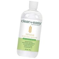 🧴 after wax remover for skin - clean & easy with wheat germ oil, 16 oz, post waxing cleanser logo