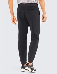 img 3 attached to 👖 CRZ YOGA Athletic Joggers Sweatpants: Stylish and Comfortable Men's Activewear