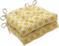 🌞 подушки для кресла pillow perfect rossmere sunshine на открытом воздухе/в помещении, желтые, 17"x17.5", набор из 2 штук логотип