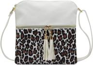 rarityus crossbody shoulder leopard messenger women's handbags & wallets for satchels logo