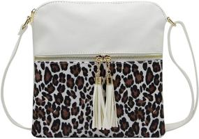 img 4 attached to RARITYUS Crossbody Shoulder Leopard Messenger Women's Handbags & Wallets for Satchels