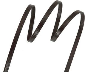 img 2 attached to Versatile Leather Cross Body Strap - Enhance your Alma BB, Damier Ebene, Pochette Eva, Favorite PM/MM, Mini - Dark Brown with Gold Hardware