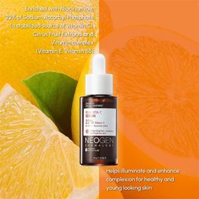 img 3 attached to DERMALOGY by NEOGENLAB Vitamin C Serum 22%: Pure Ascorbic Acid with Vitamin Complex and Niacinamide (1.12 oz / 32 g)