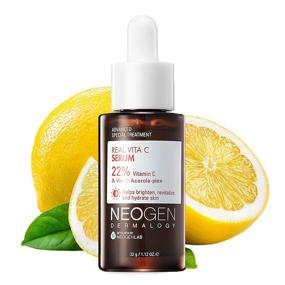 img 4 attached to DERMALOGY by NEOGENLAB Vitamin C Serum 22%: Pure Ascorbic Acid with Vitamin Complex and Niacinamide (1.12 oz / 32 g)