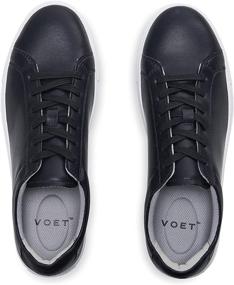 img 1 attached to 🍃 Vegetarian Leather Men's Classic Sneakers - Voet Shoes