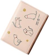 👛 wolyepor cartoon wallet: functional tri-fold women's handbags & wallets with multiple card slots logo