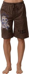 img 2 attached to 🦅 Men's Ed Hardy Eagle Lounge Shorts for Sleep & Lounge Wear