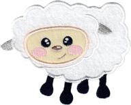 sheep patch for kids - iron on/sew on appliques by patchmommy: enhancing your child's style logo