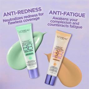 img 1 attached to 🌿 L'Oréal Paris Makeup Magic Skin Beautifier BB Cream Green Anti-Redness Tinted Moisturizer: 1 fl. oz.