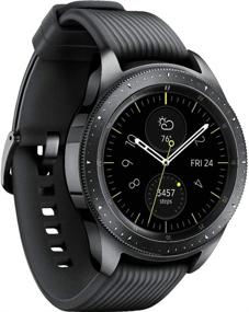 img 3 attached to 🌟 Samsung Galaxy Watch GPS & Bluetooth - 42мм Черный корпус и черный ремешок из резины: Ваш идеальный связанный спутник.