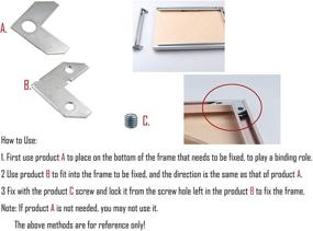 img 2 attached to LBY Metal Corner Gasket Combination