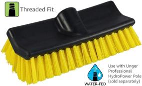 img 1 attached to 🧽 Unger Professional HydroPower Bi-Level Scrub Brush, 10" - Supreme Cleaning Power for Professionals