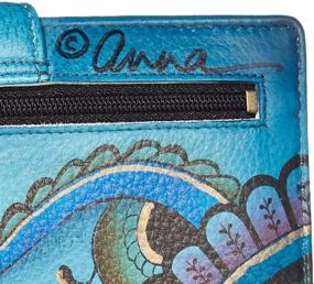 img 1 attached to 👜 Anna Anuschka Paradise Painted Leather Women's Handbags & Wallets