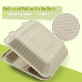 img 2 attached to Green Earth 3 Compartment Compostable Clamshell