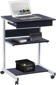 img 3 attached to 💻 TECHNI MOBILI Modus Metal Computer Student Laptop Desk: Sleek & Sturdy Graphite Design