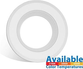 img 2 attached to NICOR Lighting Dimmable Downlight DLR3 10 120 2K WH BF