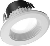 nicor lighting dimmable downlight dlr3 10 120 2k wh bf logo