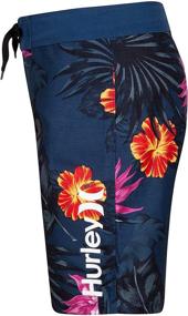 img 1 attached to 🩳 Hurley Swimwear for Boys - Wakiki Doodle Printed Shorts