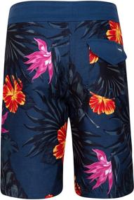 img 2 attached to 🩳 Hurley Swimwear for Boys - Wakiki Doodle Printed Shorts