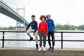 img 2 attached to Champion Hertiage Script Short Stealth Boys' Clothing : Active