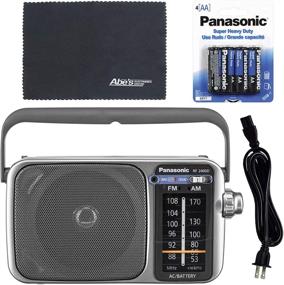 img 4 attached to Panasonic RF-2400D Portable Radio with AFC Tuner + Batteries - AOM Starter Bundle