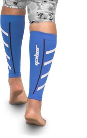 img 2 attached to 🏃 Gabor Fitness Graduated Compression Running Leg Sleeves: 20-25mm Hg Support for Optimal Performance