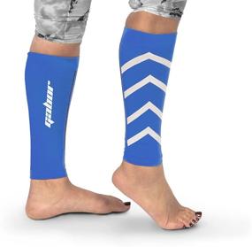 img 1 attached to 🏃 Gabor Fitness Graduated Compression Running Leg Sleeves: 20-25mm Hg Support for Optimal Performance