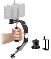 🎥 movo handheld video stabilizer system for gopro hero, hero2, hero3, hero4, hero5, hero6, hero7 &amp; apple iphone 5, 5s, 6, 6s, 7, 8, x, xs, xs max, samsung galaxy + note smartphones: enhancing stability for your videos logo